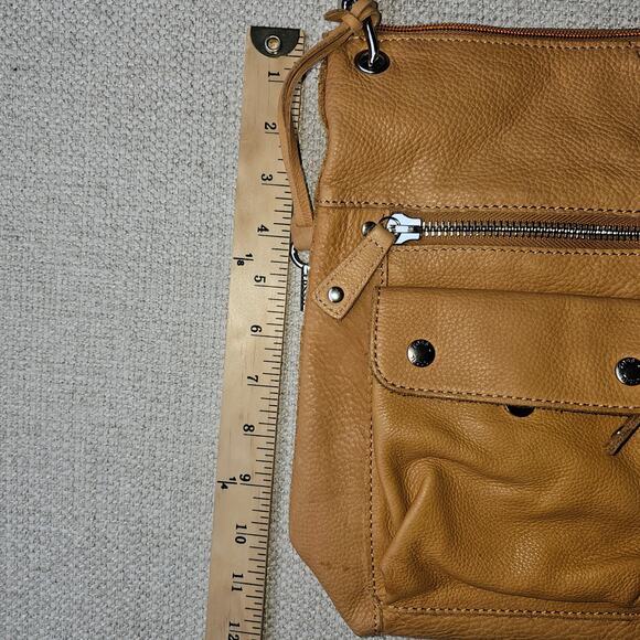 Fossil Soft Vintage Shoulder Bag Crossbody Plyable Leather Clean 12x15 - Picture 8 of 10